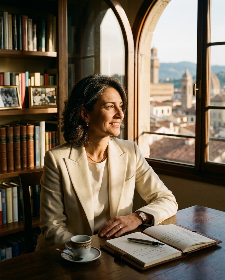 Porträt von Maria Lucia Soragnese, bilinguale Coachin für interkulturelle Kompetenz Italien